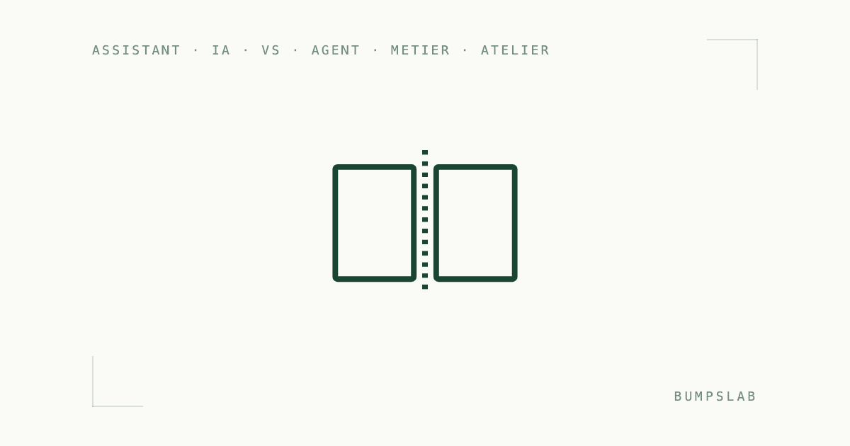 Assistant IA généraliste ou agent métier : la différence en atelier
